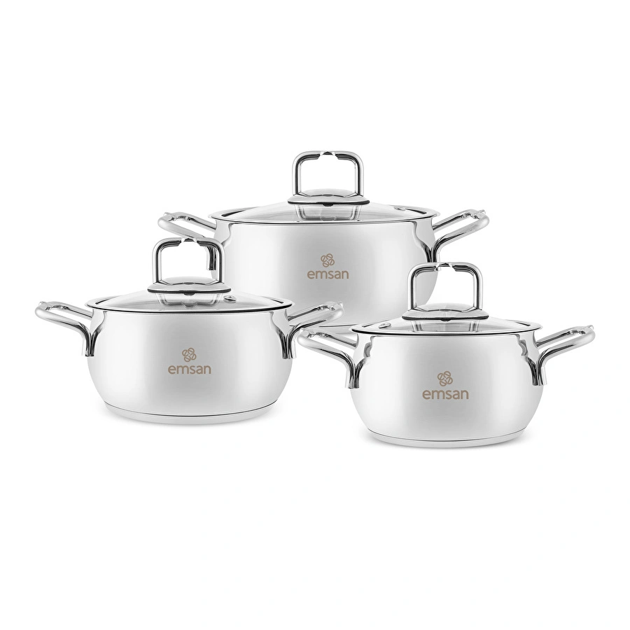 Emsan Emirgan 6 Parça Çelik Midi Seti