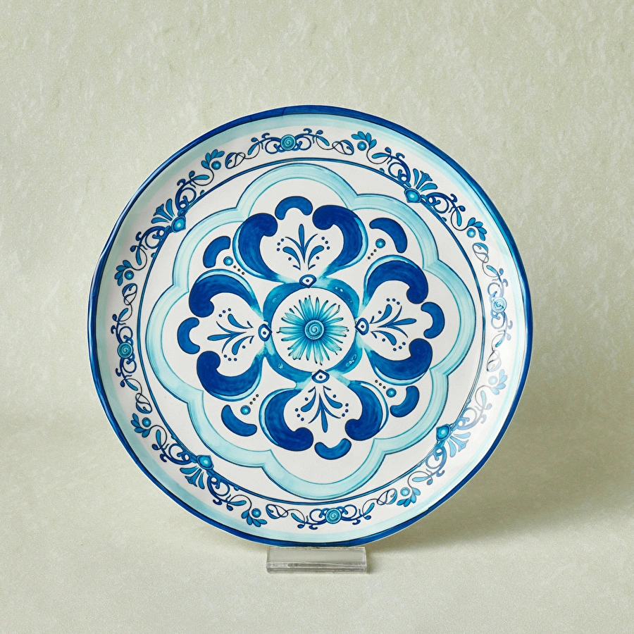 Karaca Blue Harmony Melamin Pasta Tabağı 21,5 cm