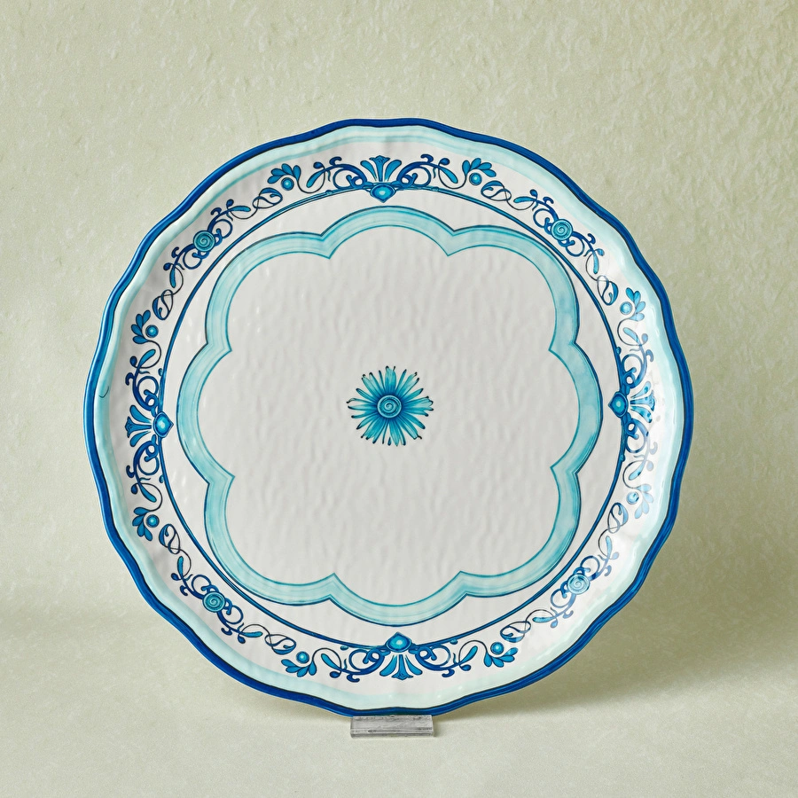 Karaca Blue Harmony Melamin Servis Tabağı 35 cm