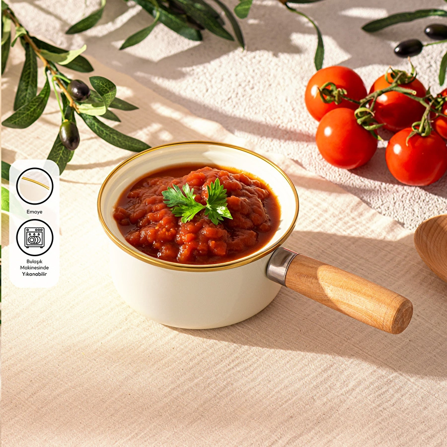 Emsan Retro Emaye Sütlük 14 cm