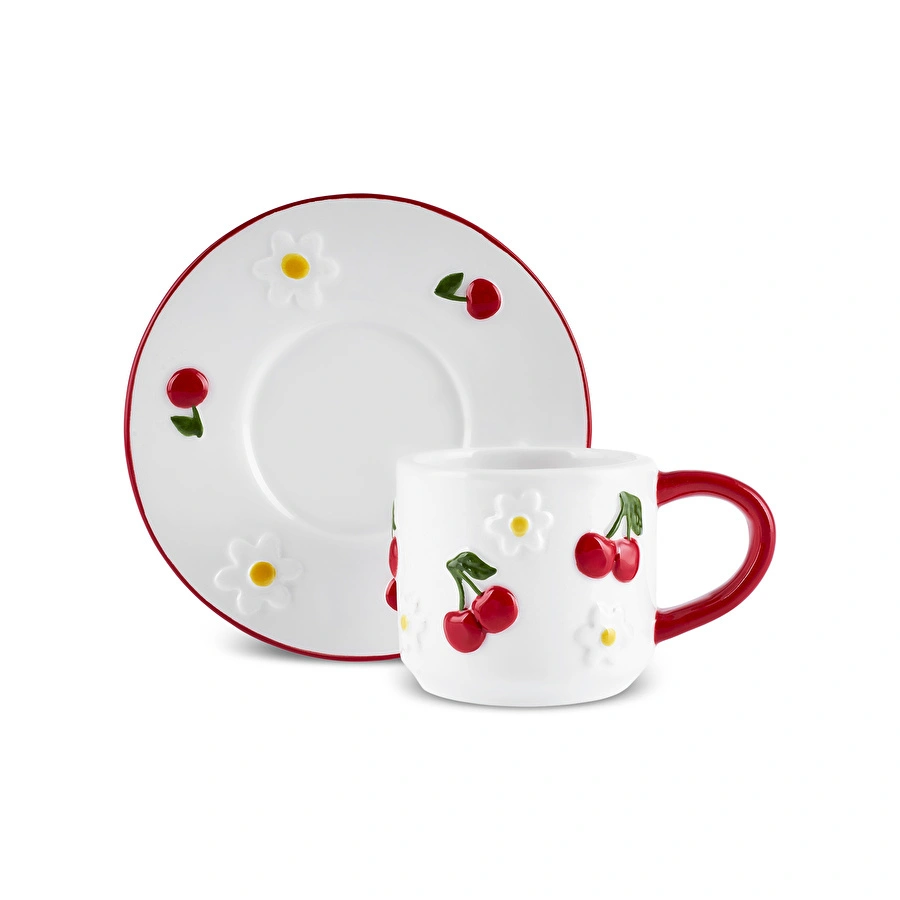 Karaca Cherrybloom 2 Kişilik Kahve Fincan Takımı 100 ml