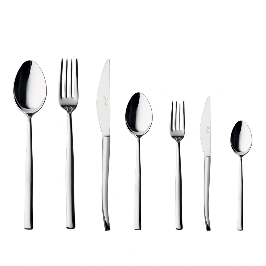 Jumbo 8210 84 Parça 12 Kişilik Çatal Kaşık Bıçak Takımı,Çelik