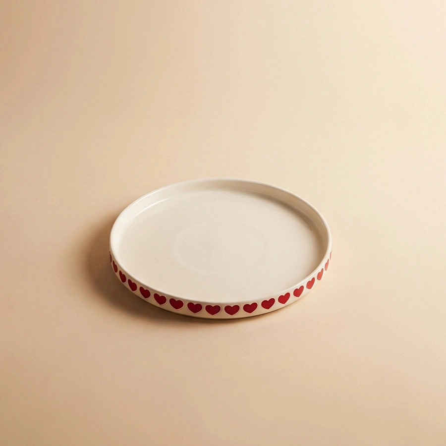 Karaca Sweetheart Pasta Tabağı Beyaz 21,5 cm