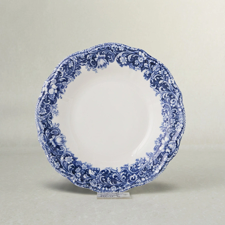 Emsan Floransa Çukur Tabak 23 cm Mavi