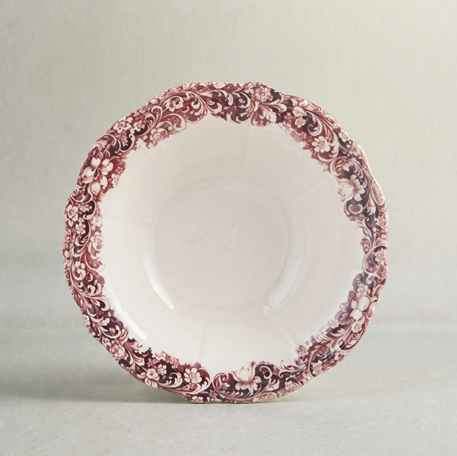 Emsan Floransa Salata Bowl Kase 25 cm Bordo