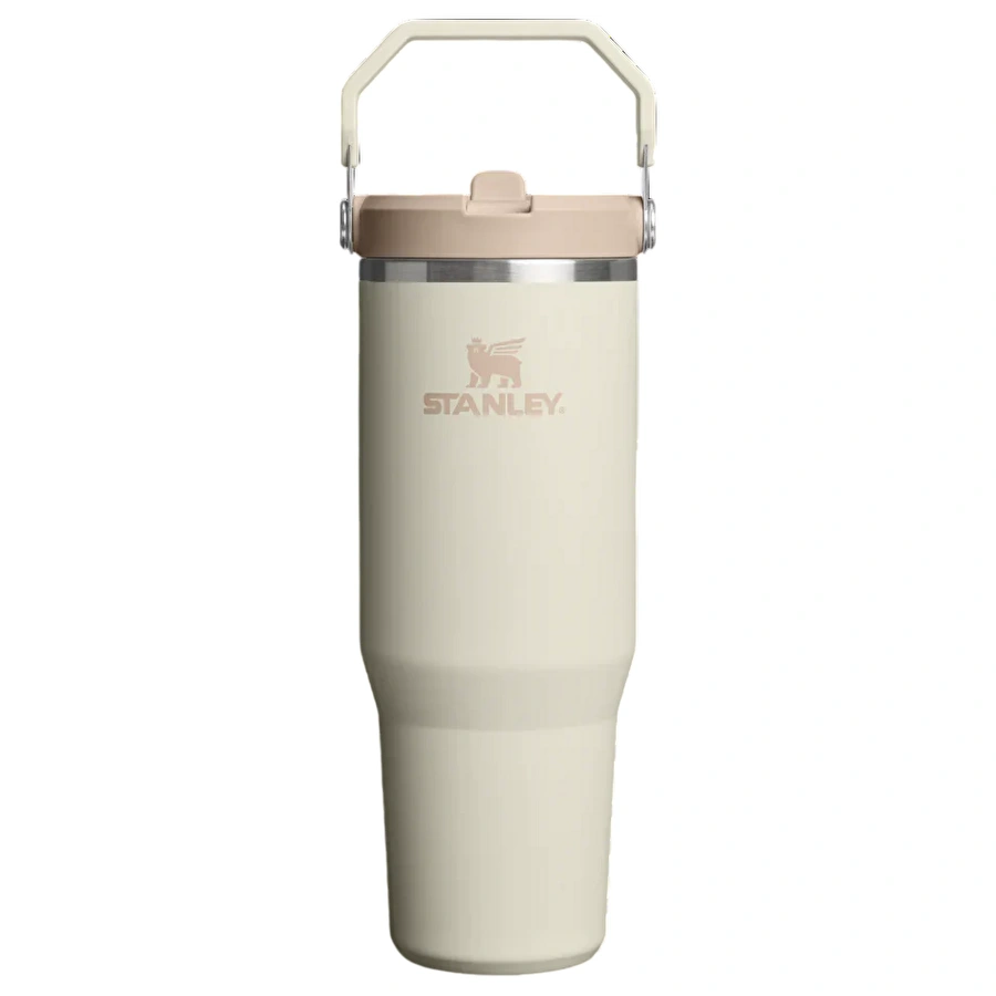 Stanley The IceFlow Flip Straw Pipetli Termos Bardak 890 Ml Krem