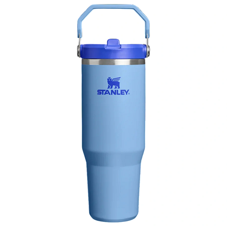 Stanley The IceFlow Flip Straw Pipetli Termos Bardak 890 Ml Blue Sky