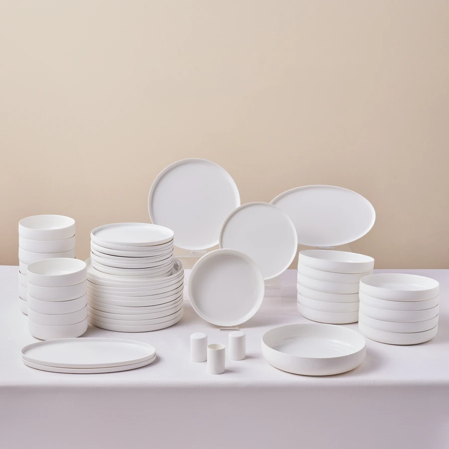 Karaca Earth Collection Matte Glaze 55 Parça 12 Kişilik Yemek Takımı