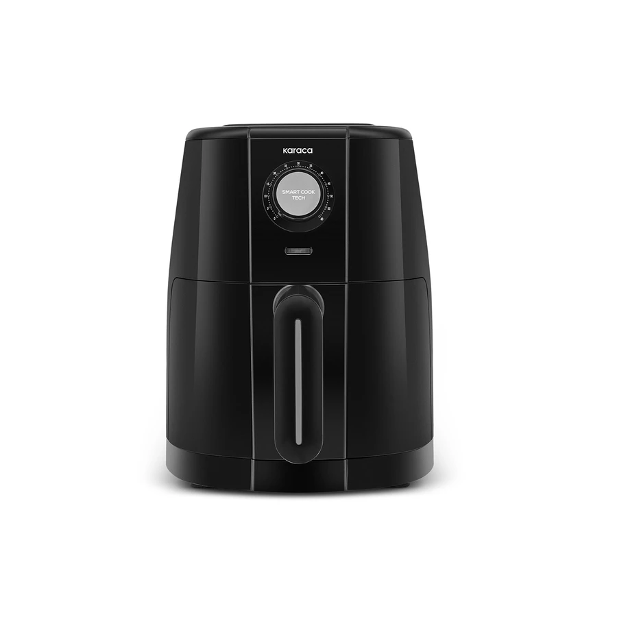 Karaca Smart Cook 60 Dakikaya Kadar Zaman Ayarlı Compact Airfryer Black 2.2 Litre