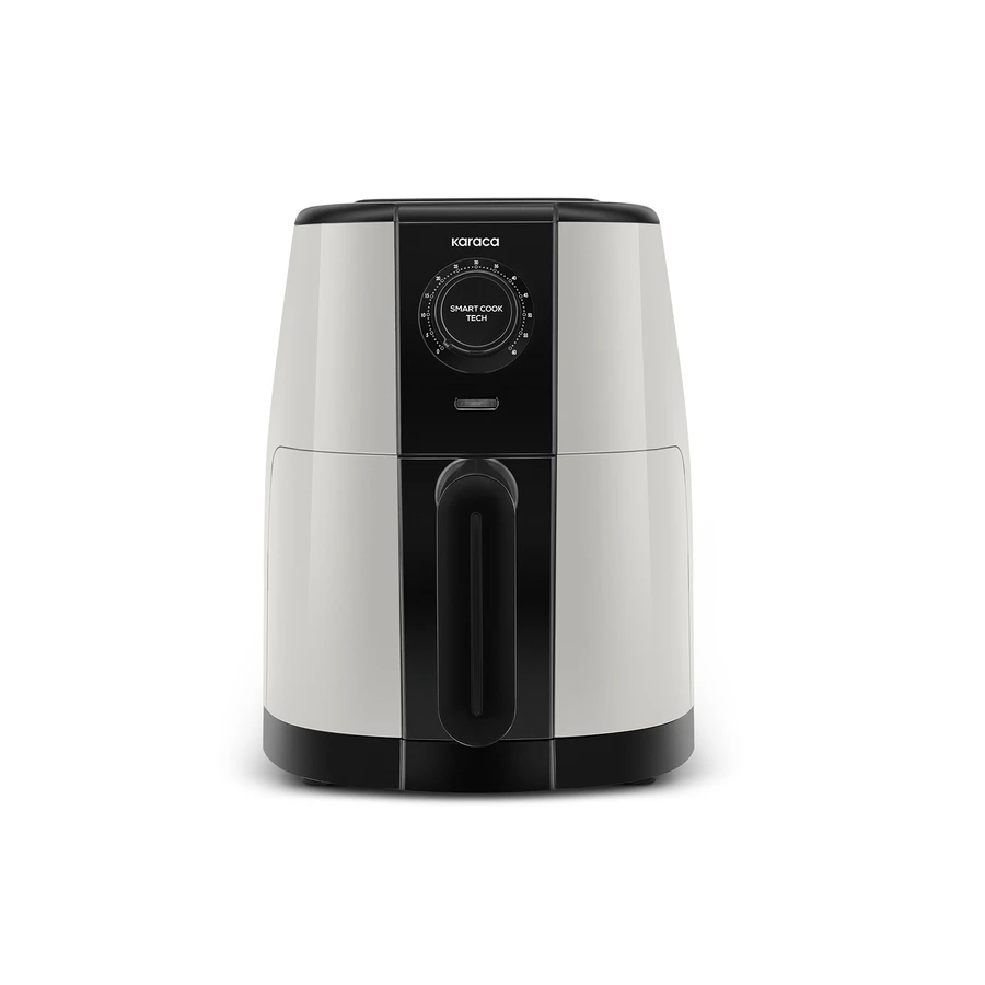 Karaca Smart Cook 60 Dakikaya Kadar Zaman Ayarlı Compact Airfryer Krem 2.2 Litre