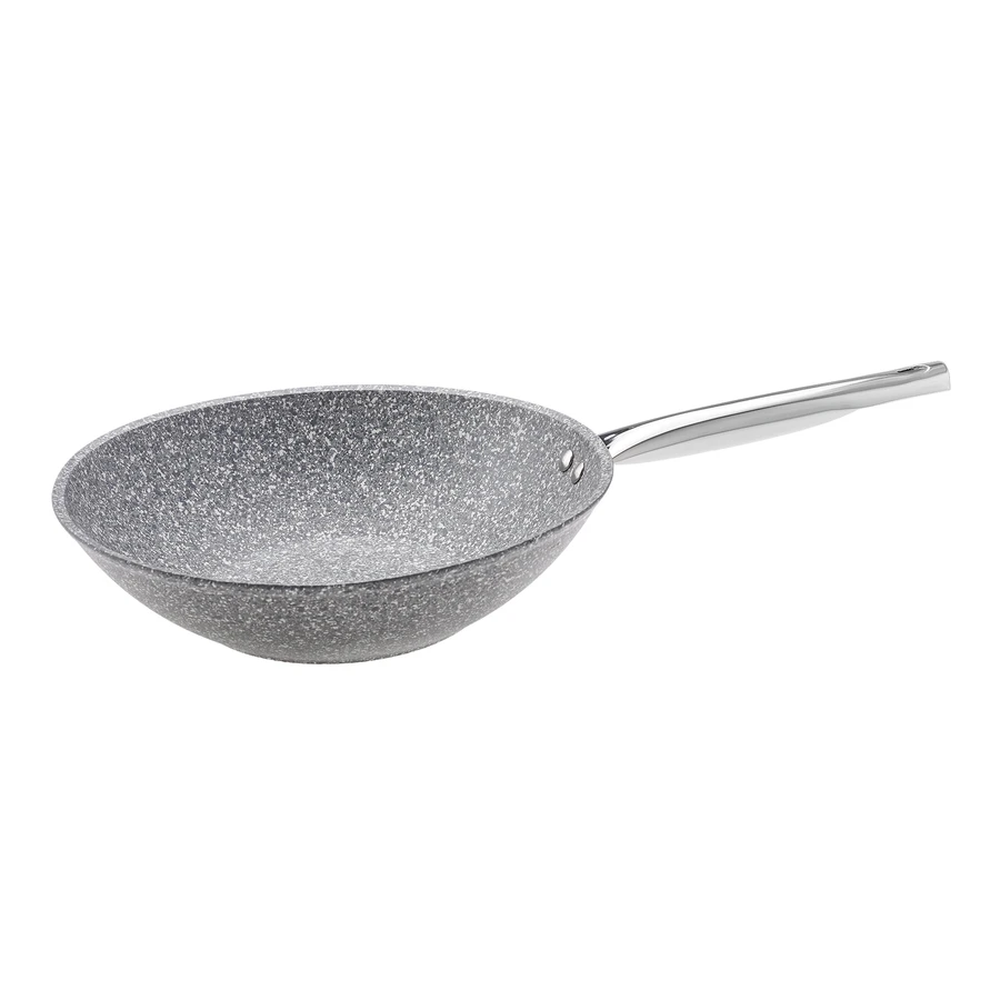 Karaca Biogranit Vierno Wok Tava 28 Cm Gri