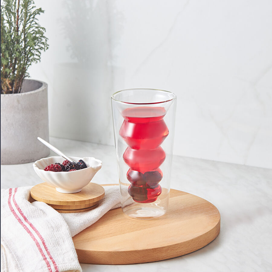 Karaca Pia Çift Cidarlı Capuccino Bardağı 330 ml