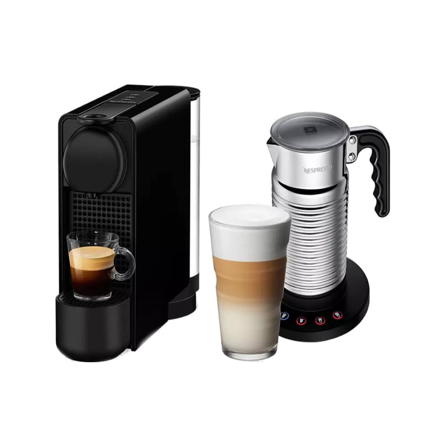 NESPRESSO ESSENZA PLUS C46B BLACK BUNDLE