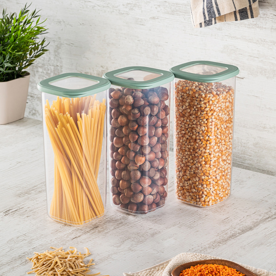 Karaca Forbs 3 Parça Büyük Boy Saklama Kabı 1750 ml