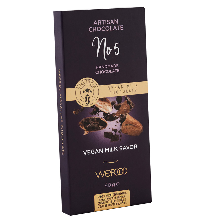 Wefood %50 Kakaolu Hindistan Cevizi Sütlü Vegan 80 G