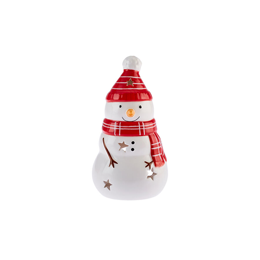Karaca New Year Snowy Tea Light 20 cm