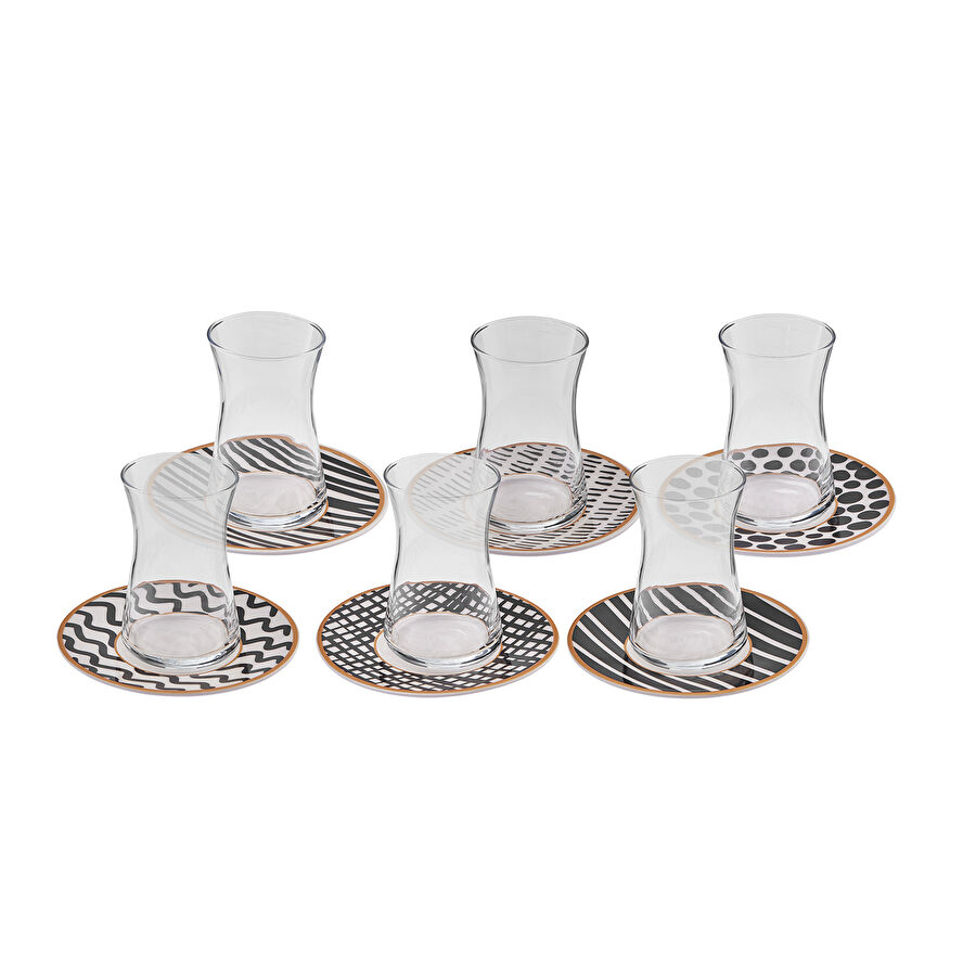 KARACA LOOP 6 KİŞİLİK 12 PARÇA ÇAY SETİ