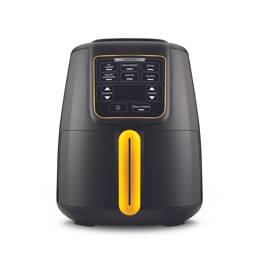 Karaca Air Pro Cook 3 in 1 XL Ev Yemeği, Közleme, Airfryer Black Gold
