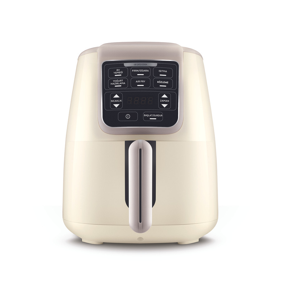 Karaca Air Pro Cook 3 in 1 XL Ev Yemeği, Közleme, Airfryer Iconic Beige