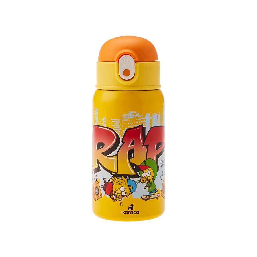 Karaca X Kral Şakir Sarı Termos 350 ml
