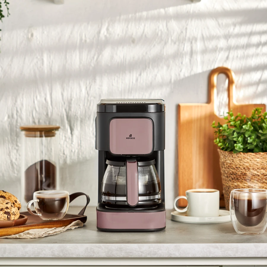 Karaca Just Coffee Aroma 2 In 1 Filtre Kahve ve Çay Demleme Makinesi Rosegold