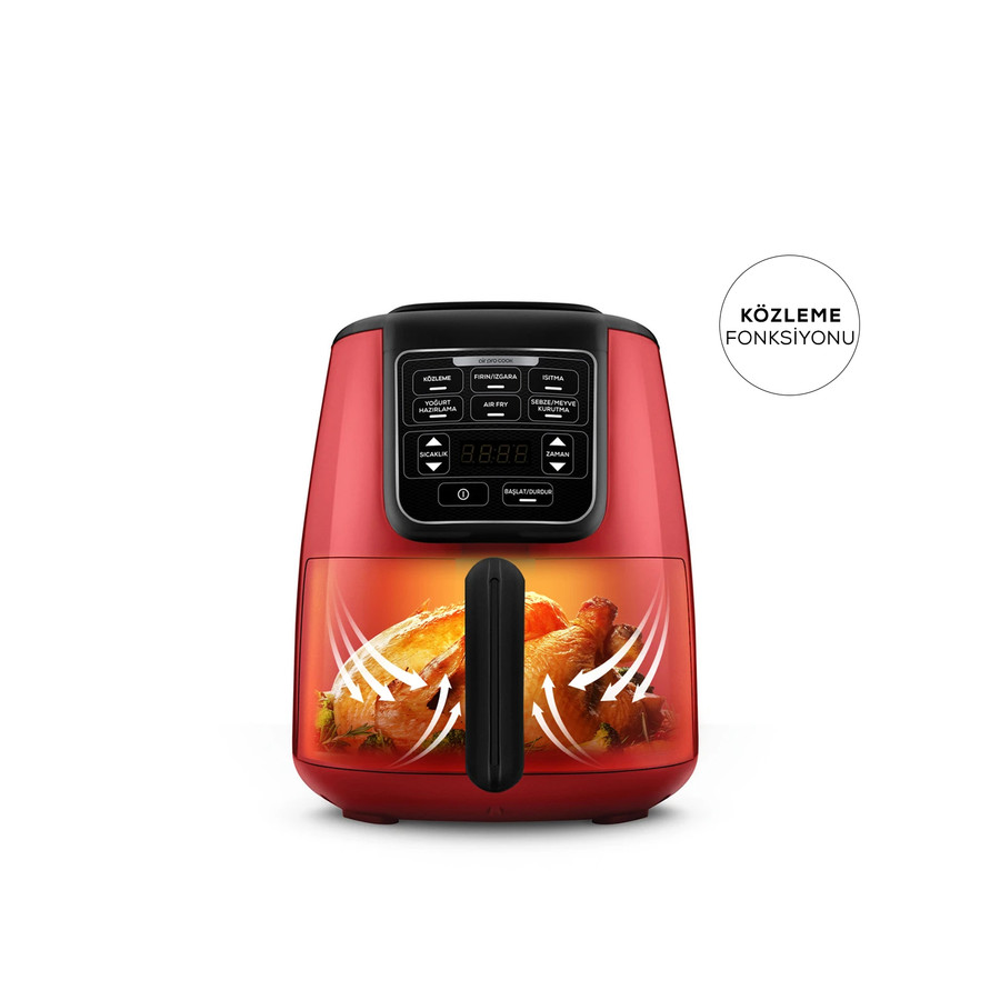 Karaca Air Pro Cook Köz XL Airfryer Ruby