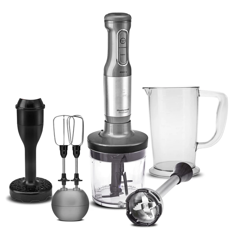 Karaca Mastermaid Prosteel Uzun Blender Ayaklı 6 Bıçaklı Blender Seti Galaxy Grey Inox 2000 W