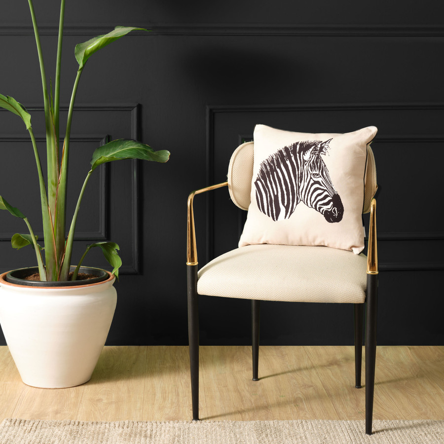 Karaca Home Zebra Desenli Kırlent 45x45 cm