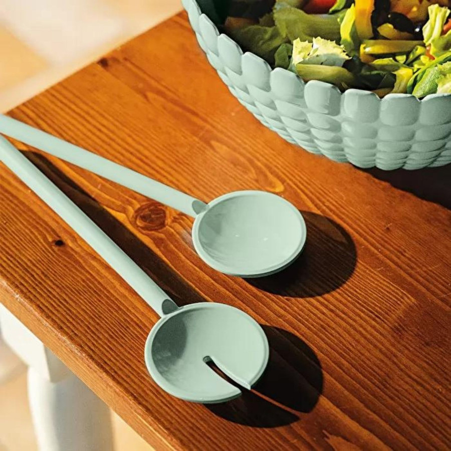 Guzzini Tiffany 2'li Yeşil Salata Servis Seti