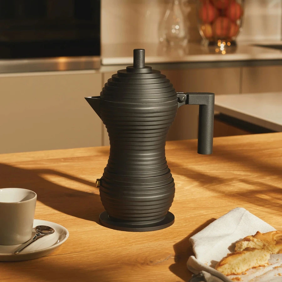 Alessi Pulcina Espresso Makinesi 70 ml Siyah