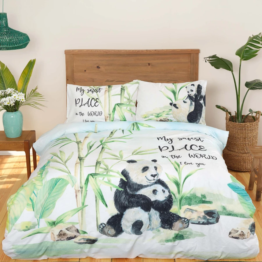 Karaca Home Young Mom Child %100 Pamuk Çift Kişilik Nevresim Seti
