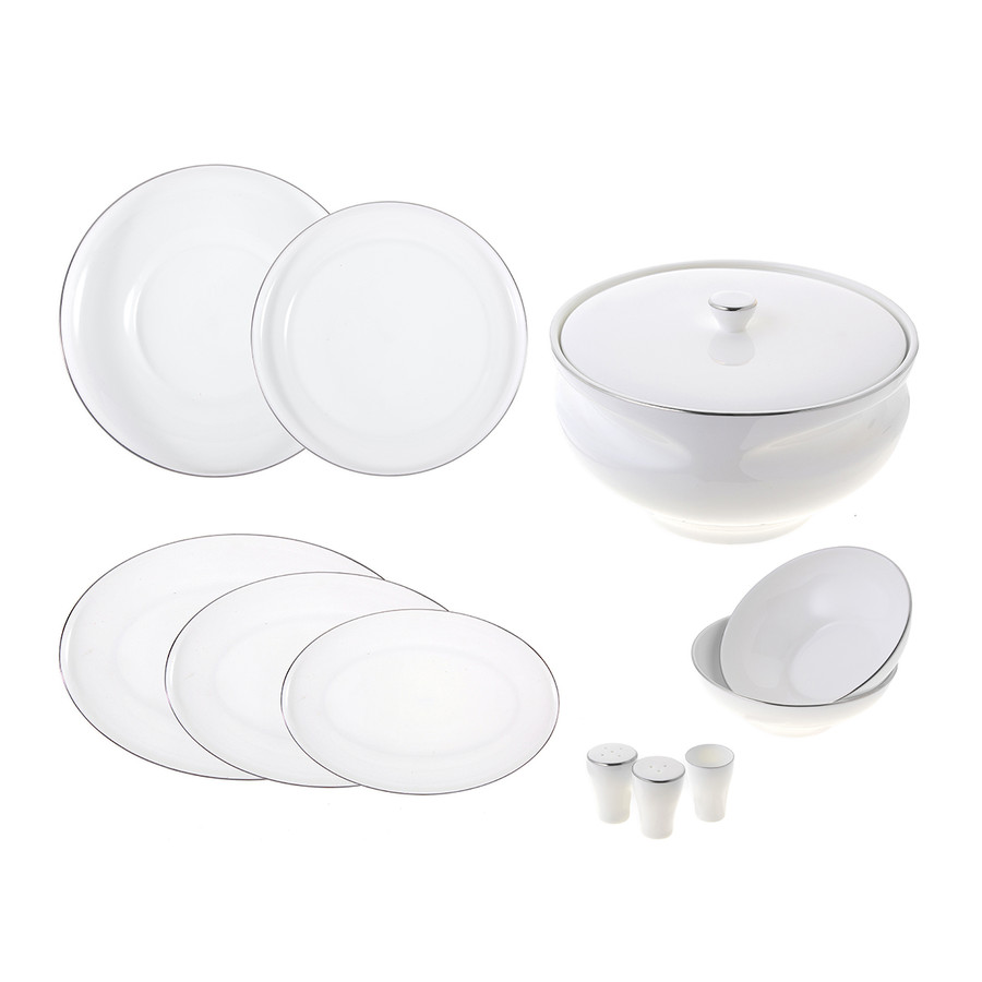 Jumbo Cosmos Platin 60 Parça 12 Kişilik Yemek Takımı