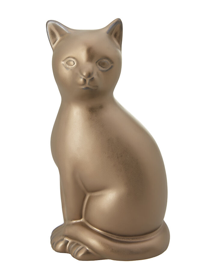 Karaca Home Bronze Kedi Dekoratif B