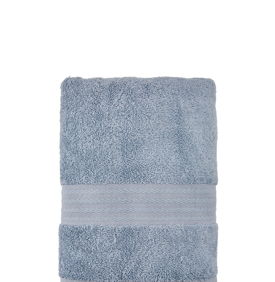 Karaca Home Pure Soft Mavi Yüz Havlusu 50x90 cm