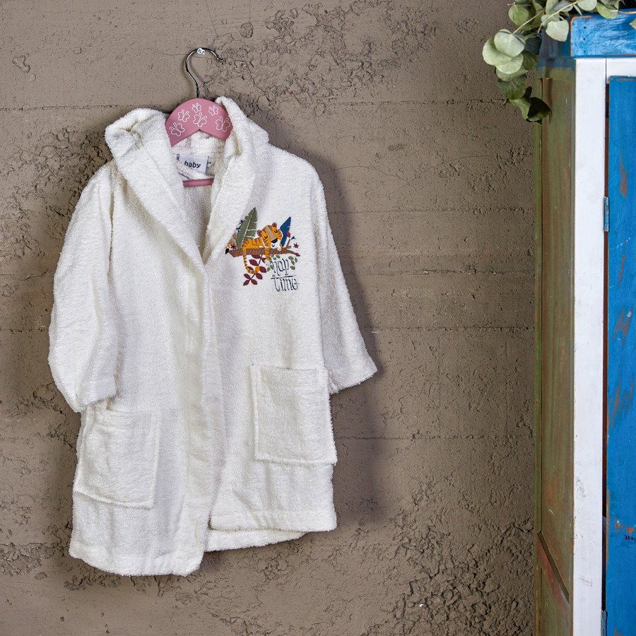 Karaca Home Bummer Offwhite 2-4 Yaş Bornoz