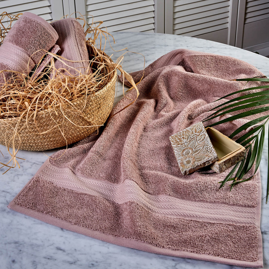 Karaca Home Charm Exclusive Koyu Pudra Banyo Havlusu 85x150 cm