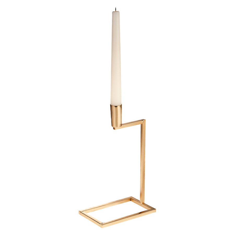 Karaca Home Valencia Metal Gold Büyük Mumluk