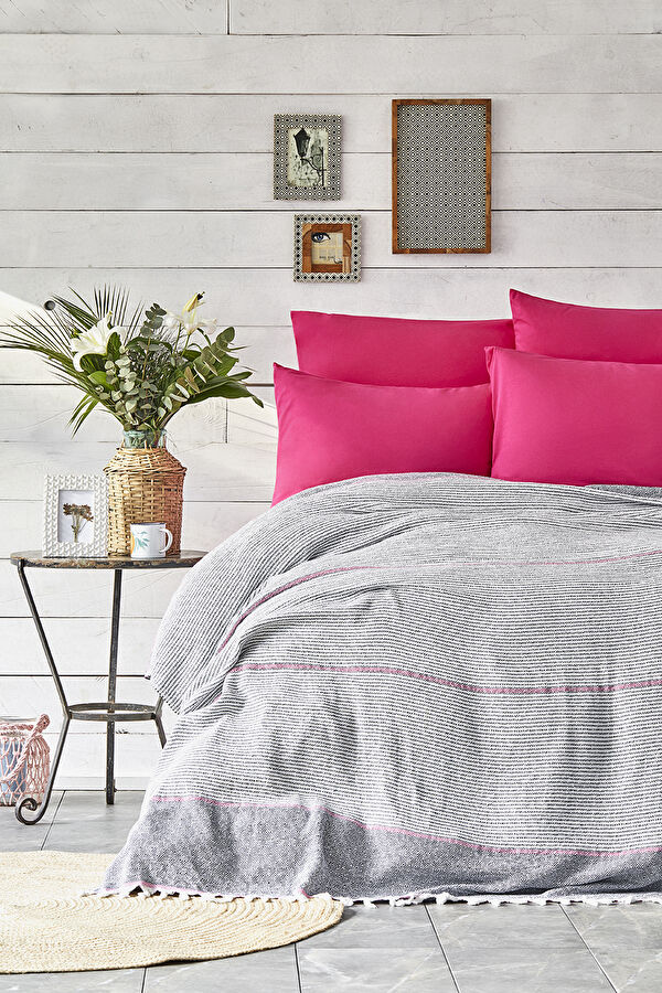 Karaca Home Rapsody Fuşya Tek Kişilik Pike