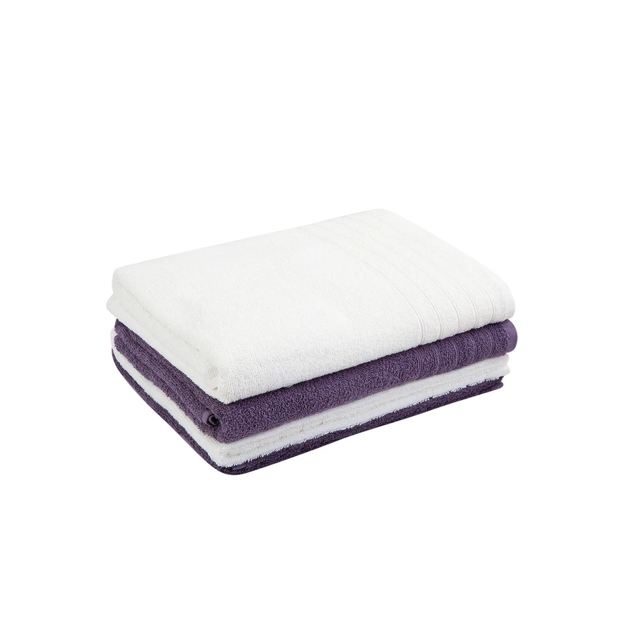 Karaca Home Softfine Offwhite Mürdüm Hamam Seti