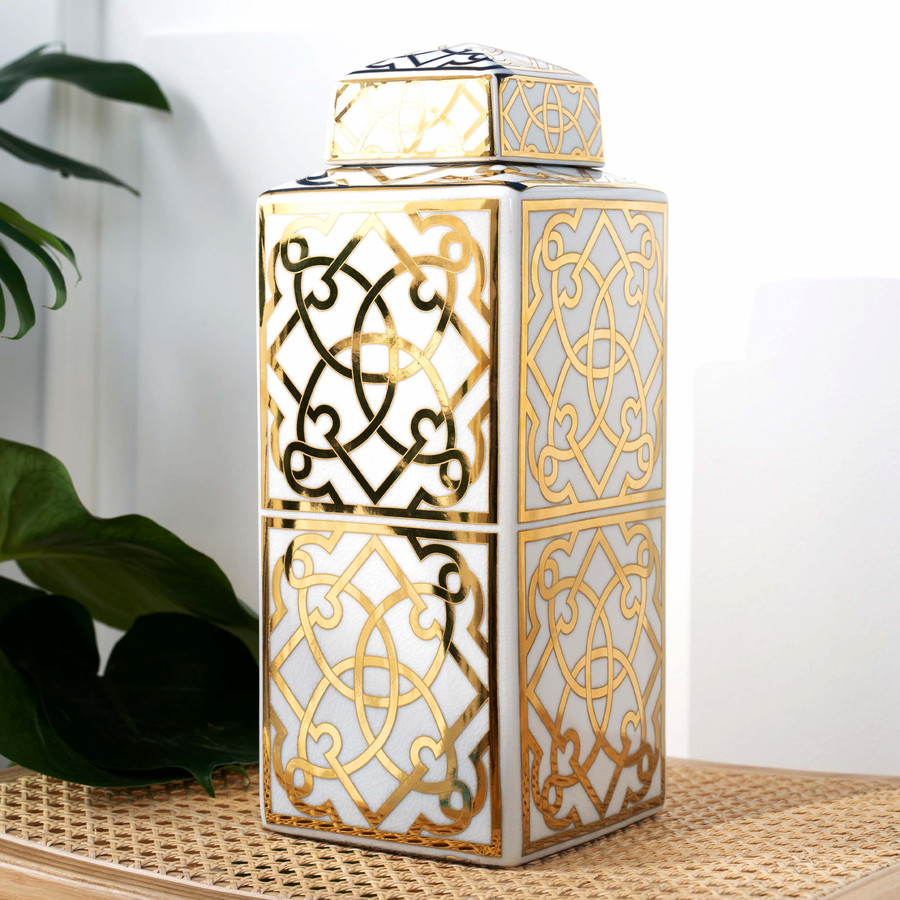 Karaca Home Gold Dikdörtgen Küp 22 cm