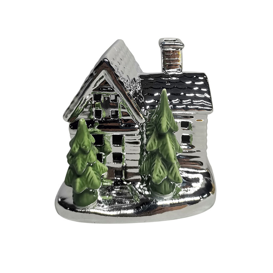 Karaca House Led Işıklı Obje Silver 11x12 cm