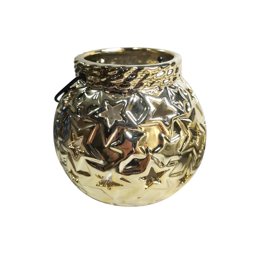Karaca Home Star Mumluk Gold 10x9,8 cm