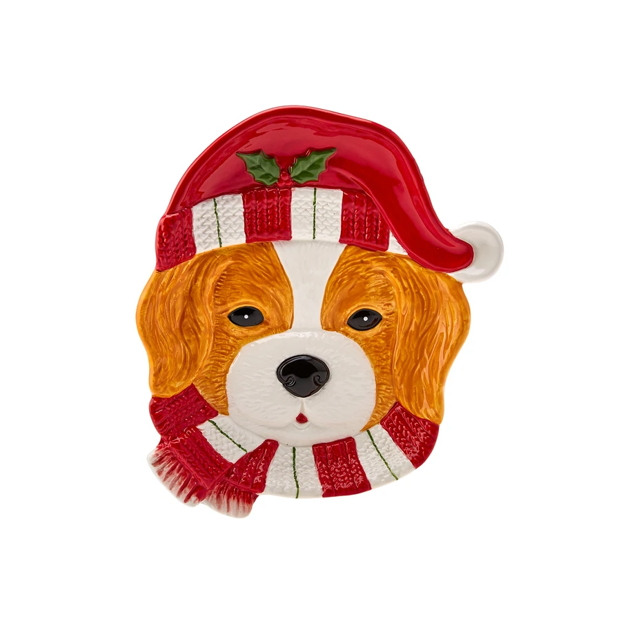 Karaca Home Cavalier Dog Dekoratif Tabak 21cm