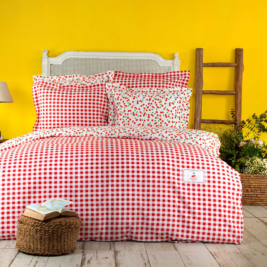 Karaca Home Cherry Kırmızı Nonıron Tek Kişilik Nevresim Takımı