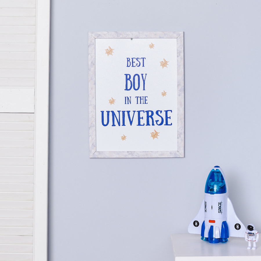 Karaca Home Best Boy İn The Universe Çerçeveli Poster Tablo