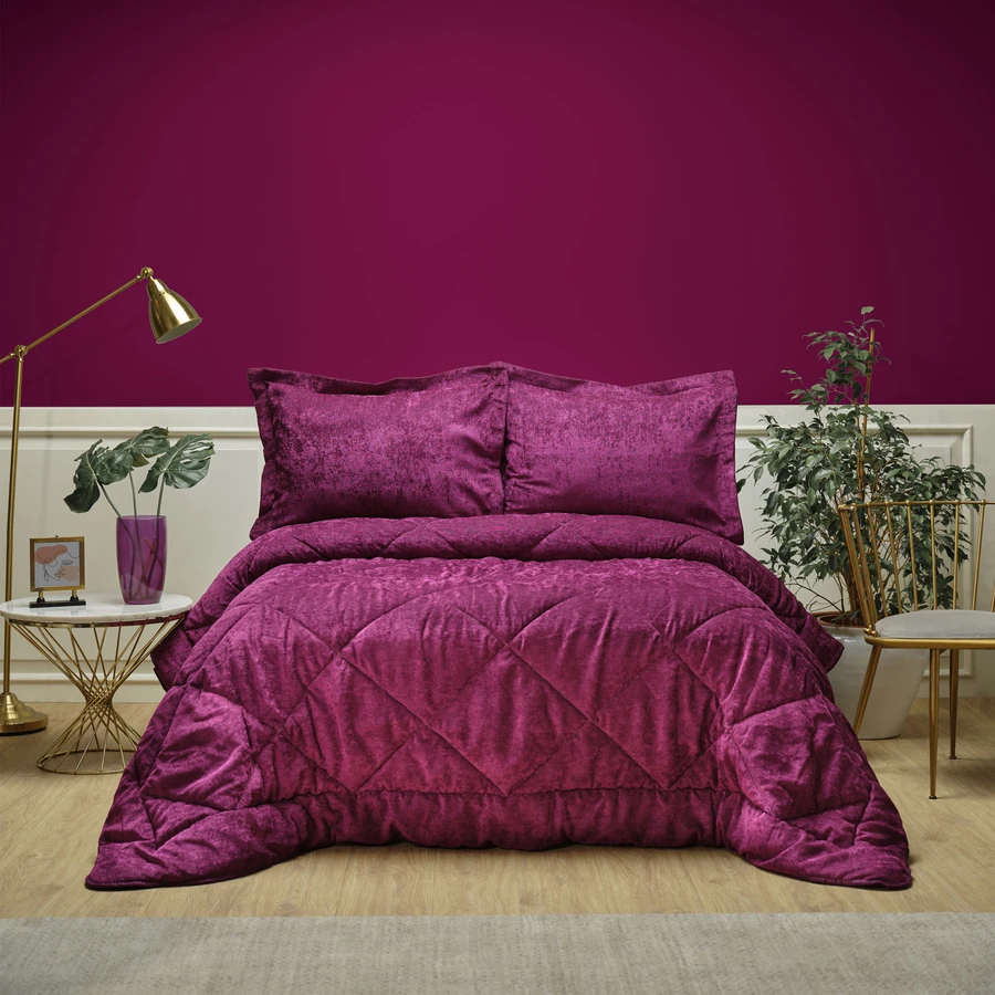 Karaca Home Sheen Mürdüm Private Çift Kişilik Comfort Set