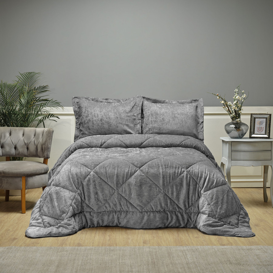Karaca Home Sheen Antrasit Private Çift Kişilik Comfort Set