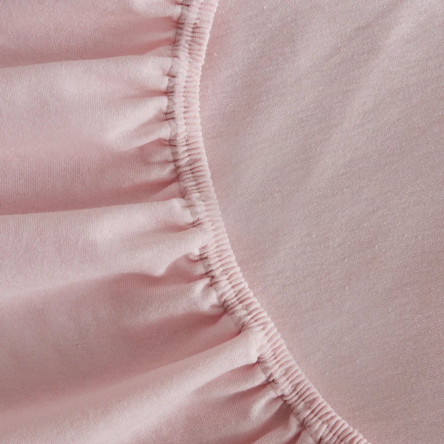 Karaca Home Açık Pembe Penye Tek Kişilik Fitted Çarşaf