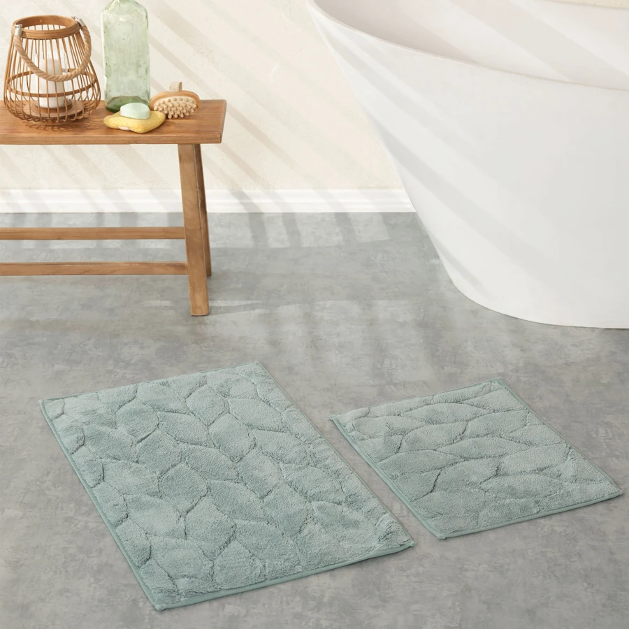 Karaca Home Elegant Mint Paspas Set 50x80 cm 50x40 cm