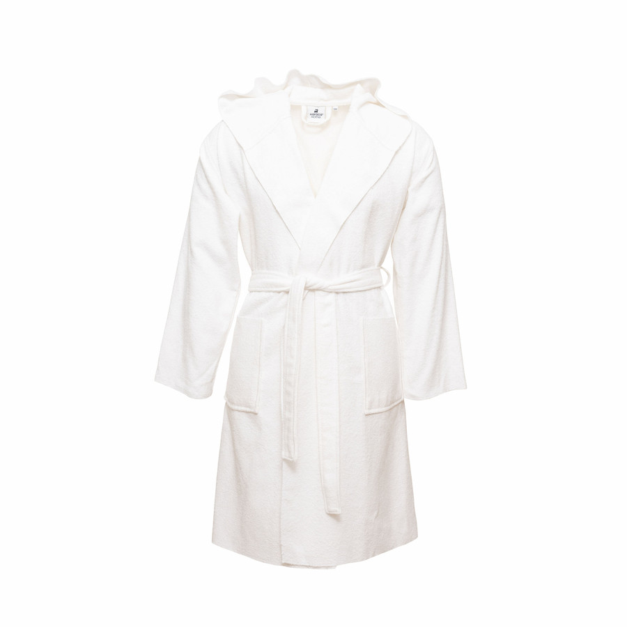 Karaca Home Berlin OffWhite Relax Hooded %100 Pamuk XS/S